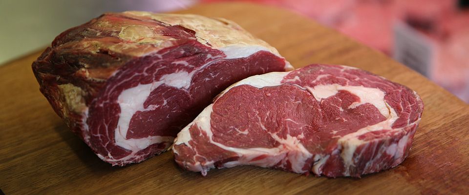 Rib-eye beef